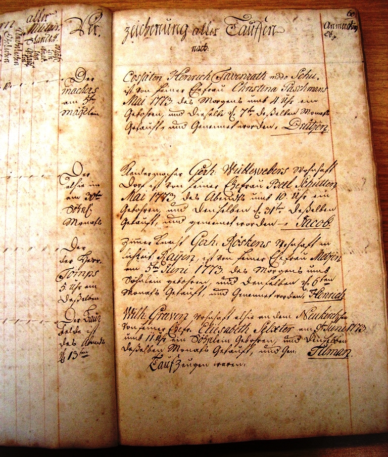 Druetgen Tavenrath 1773