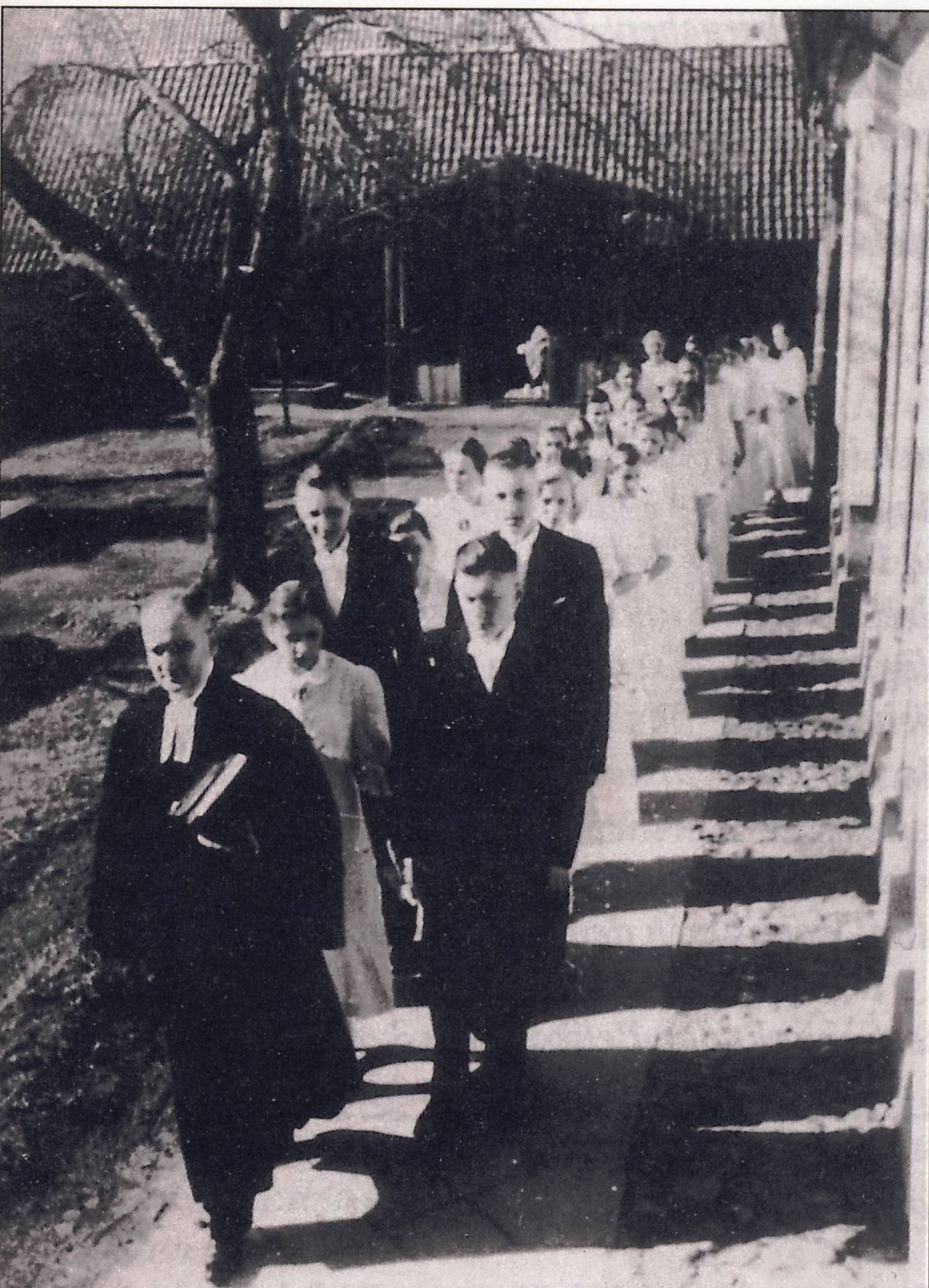 1938. Konfirmation Lore und Hans Poerschke