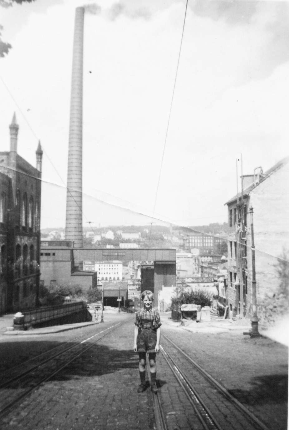 1953 Bergbahn in Wuppertal-Barmen