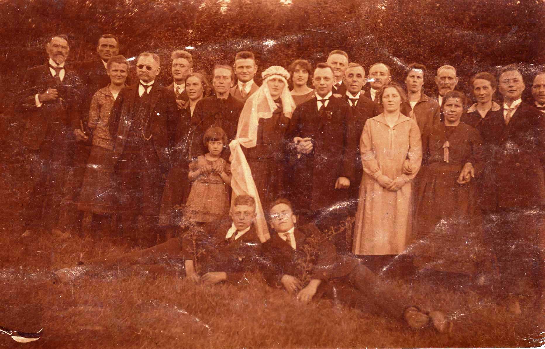 1927 Hochzeit Gustav und Frieda. ET044