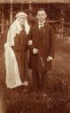 1927 Hochzeitspaar Gustav und Frieda. ET056